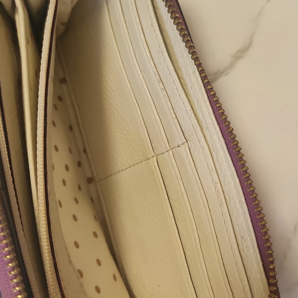 Kate Spade Purple pink Women's zip wallet - Picture 11 of 13